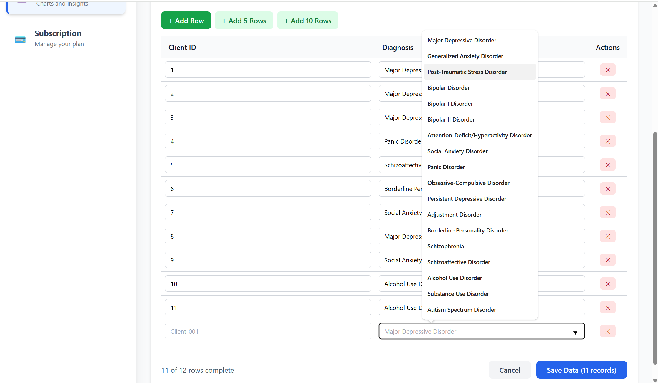 Simple Web Form Data Entry